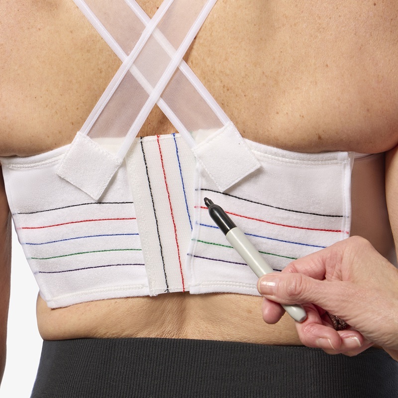 Chabner XRT radiation bra, construction detail